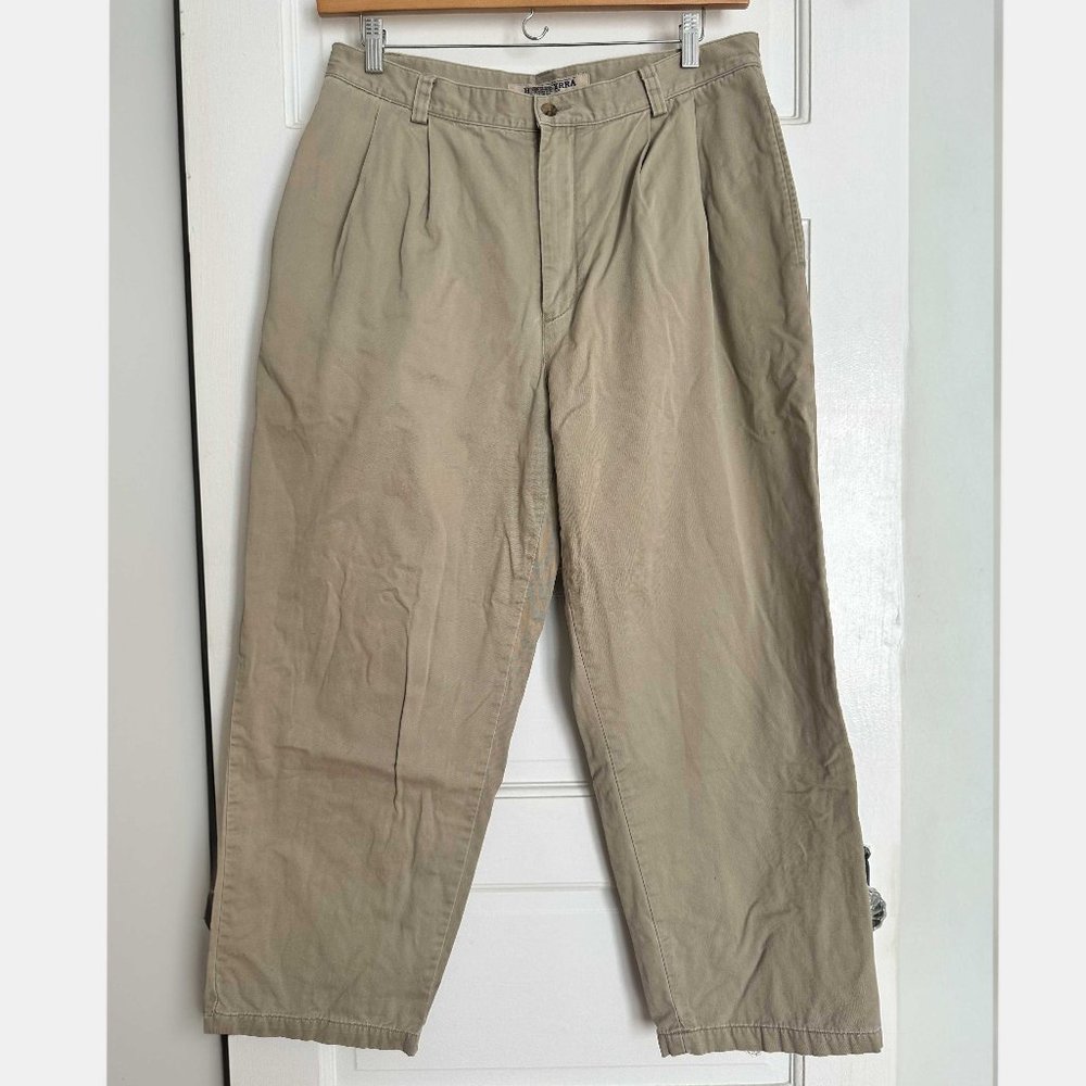 Men's HIGH SIERRA Flannel Lined Khakis / Chinos Sz 36